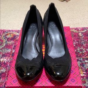Tory Burch black pumps - only worn a few times